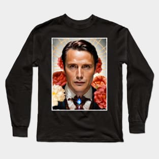 Saint Hannibal with Flowers Long Sleeve T-Shirt